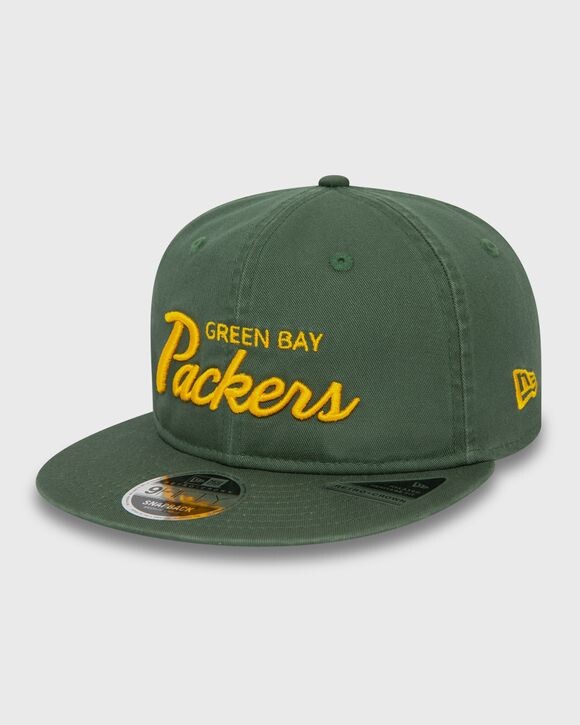 

Бейсболка New Era Nfl Retro 9Fifty Green Bay Packers Dkg, зеленый