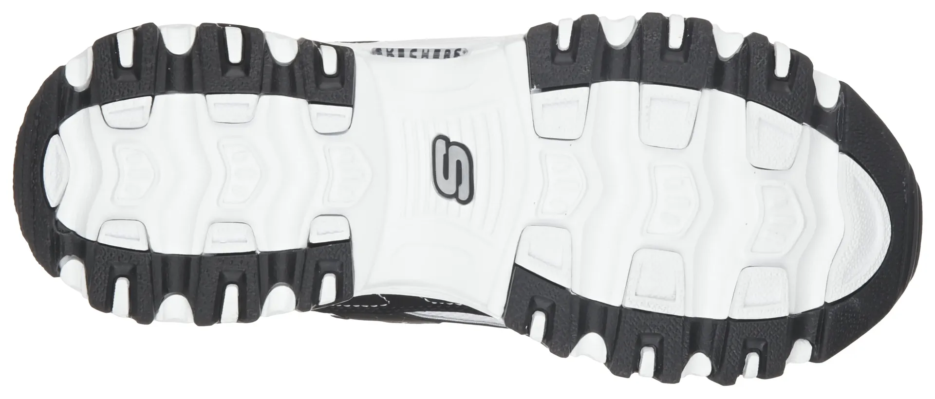 Кроссовки Skechers "D'LITES - BIGGEST FAN", ширина обуви G (=широкая), повседневная обувь, полуботинки, туфли на шнуровке, черно-белый — фото 2