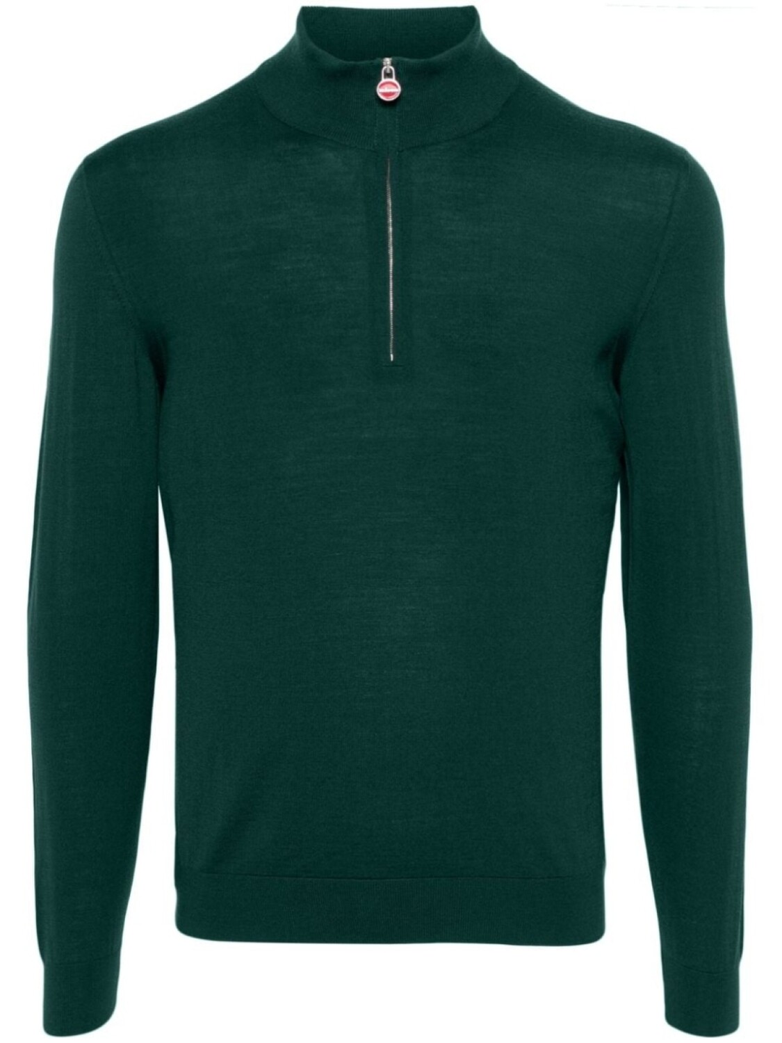 

Kiton шерстяной джемпер с высоким воротником на молнии, зеленый