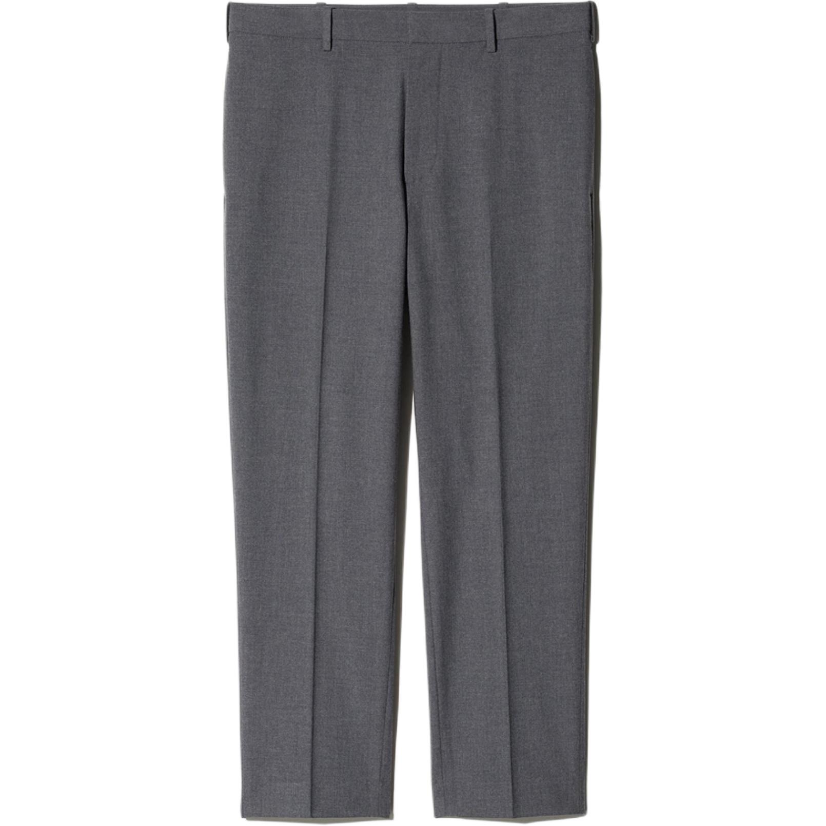 

Брюки костюмные мужские Lead Gray UNIQLO, серый