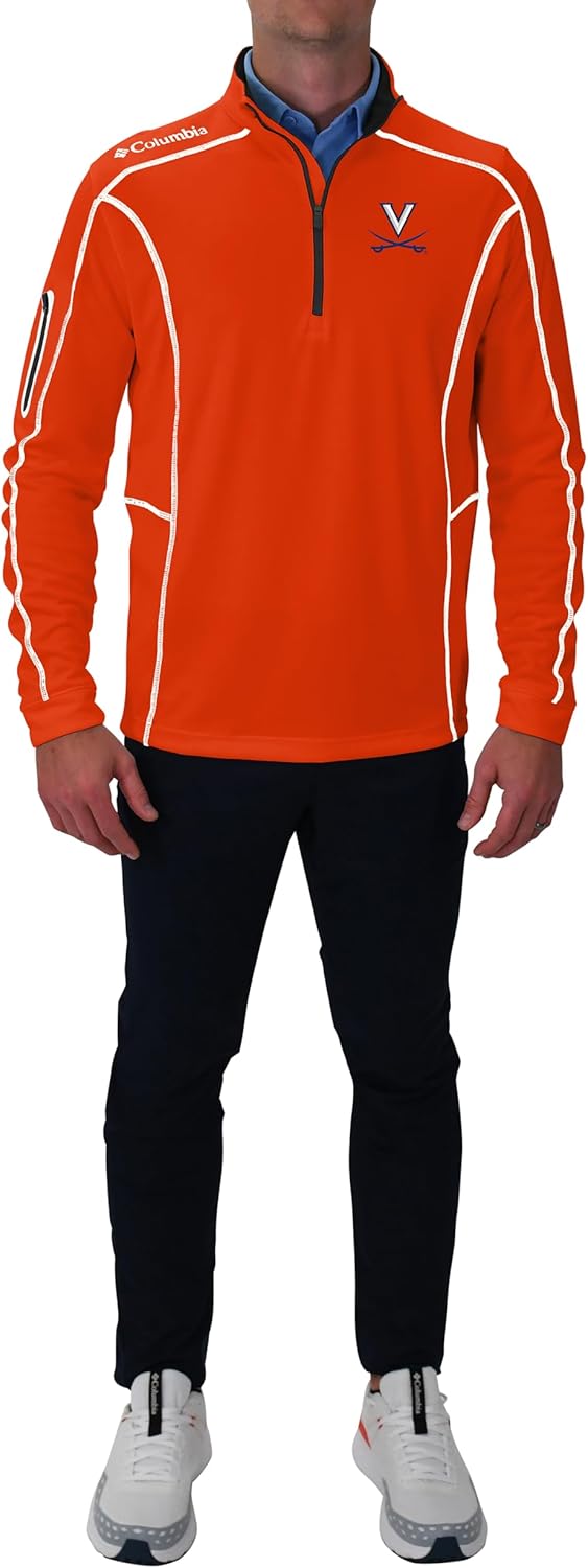 

Мужская легкая повседневная толстовка для гольфа Columbia University of Virginia Golf Shotgun Pullover, State Orange, Оранжевый, Мужская легкая повседневная толстовка для гольфа Columbia University of Virginia Golf Shotgun Pullover, State Orange