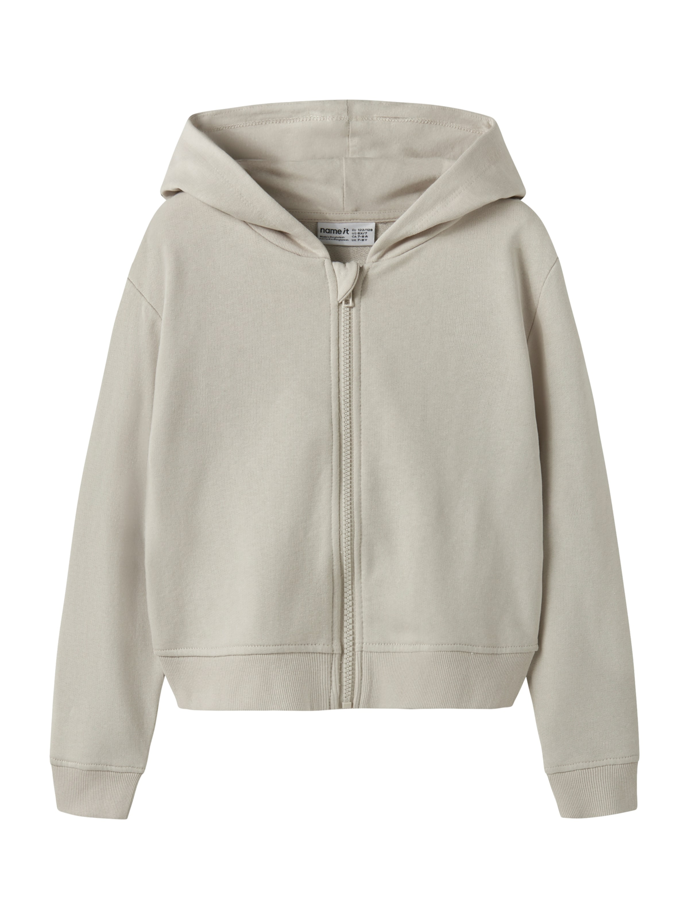 

NAME IT Толстовка с капюшоном на молнии 'NKFMILLE' в цвете Stone