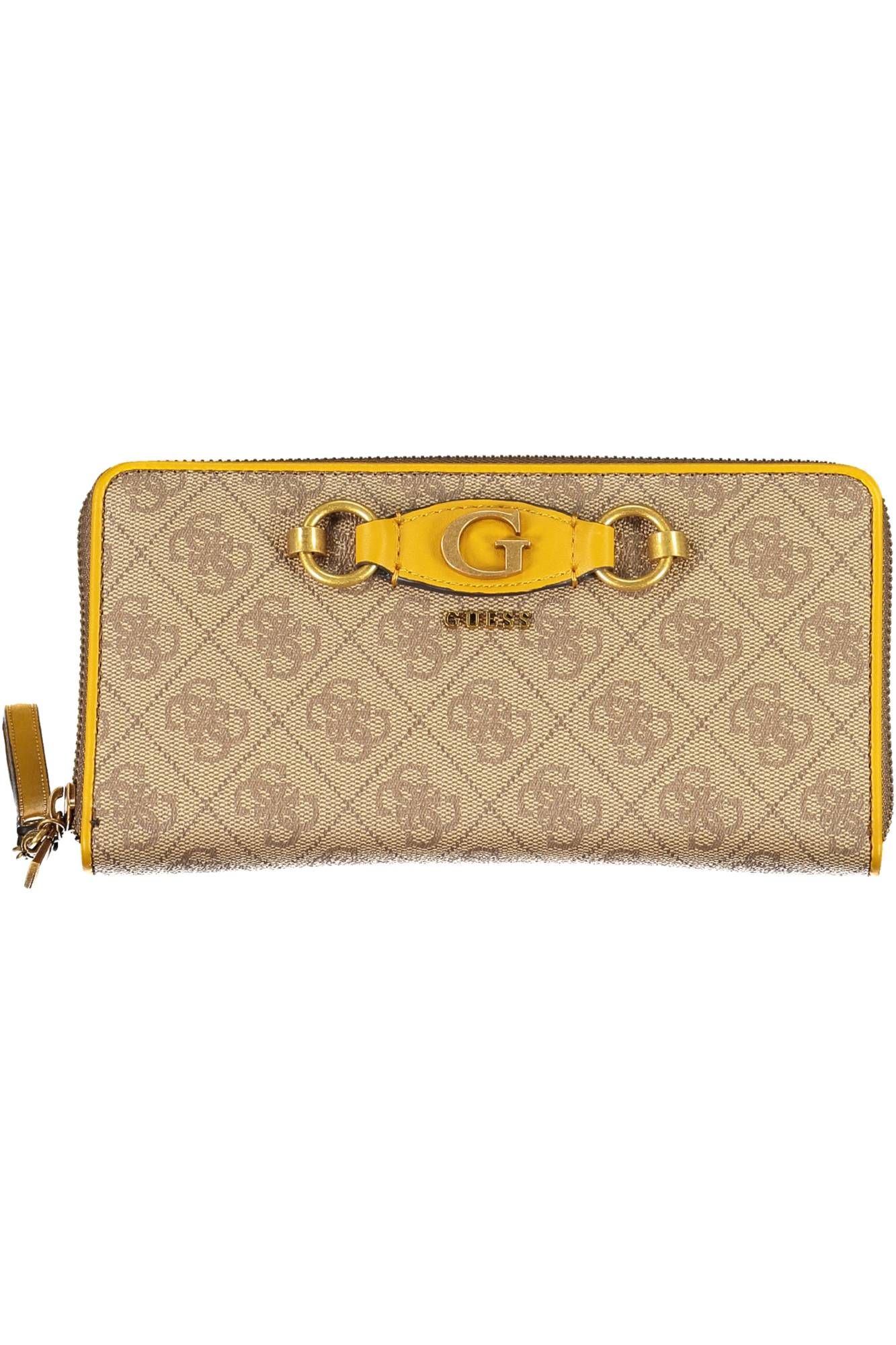 

Женский кошелек из бежевого полиуретана Guess Shoes