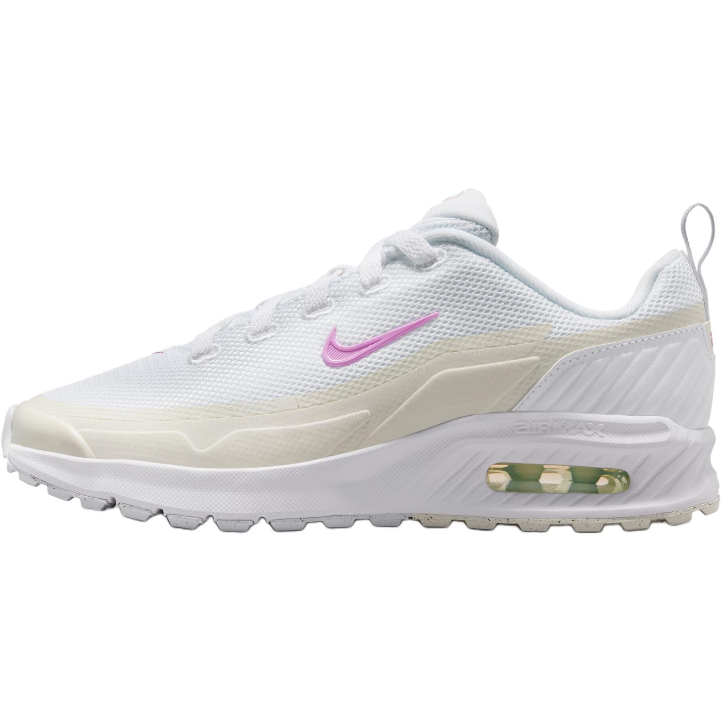 

Nike Air Max BIA Fabric Low top детские беговые кроссовки белые