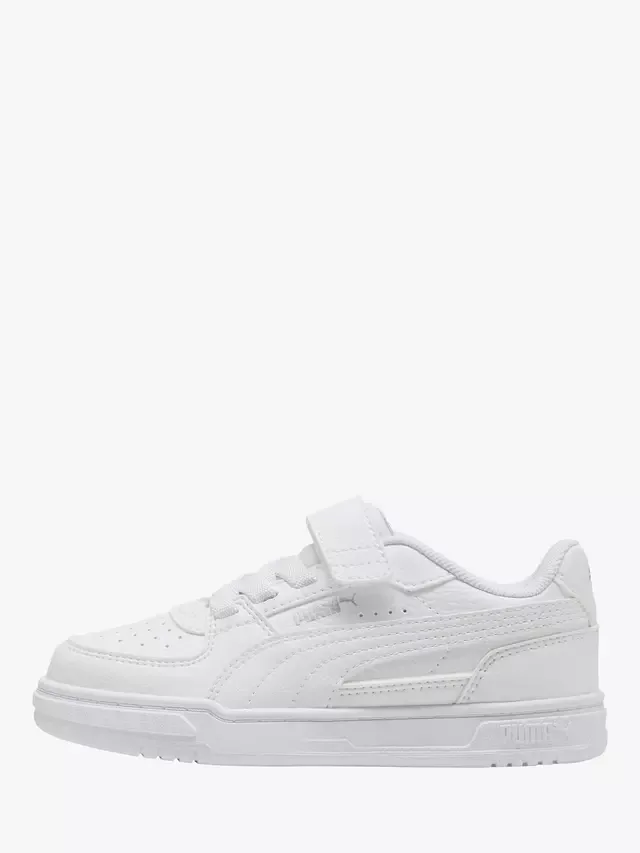Детские кожаные кроссовки Caven III, белые PUMA — фото 4