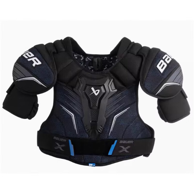 

He Jiagong Детский набор для хоккея S24 X Youth Land: нагрудник и перчатки для роликового и ледового хоккея [размер INT-L]