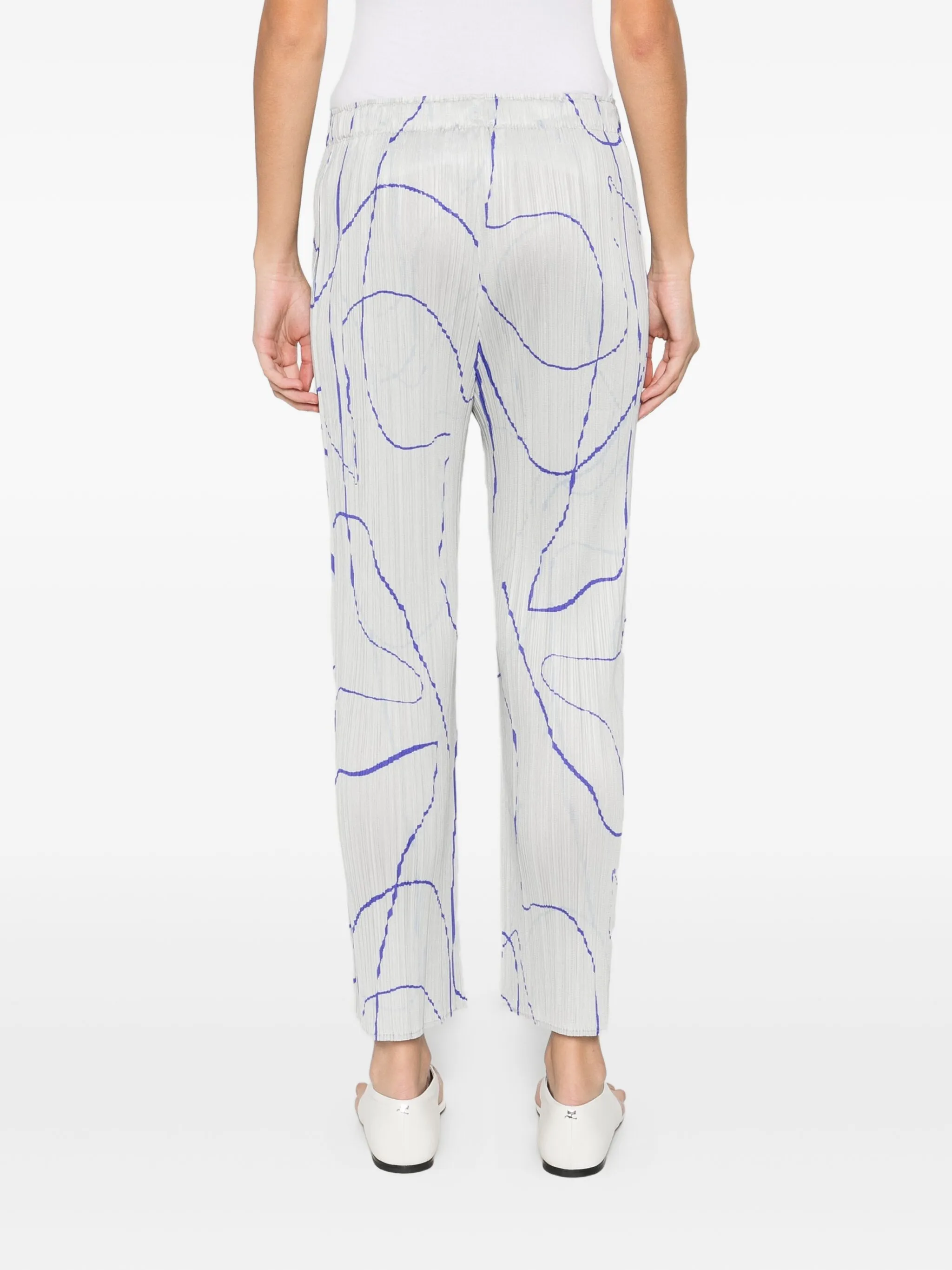 

Брюки Pause со складками Pleats Please Issey Miyake, серый