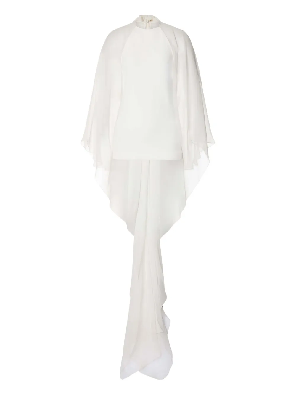 

Блузка с кейпом Alberta Ferretti, белый