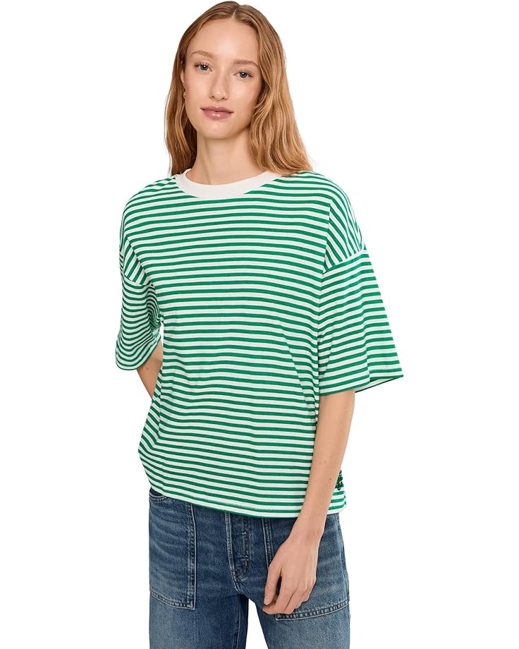 

Женская футболка FP Movement Stripe Tackle, Court Stripe Green Glow, Зеленый, Женская футболка FP Movement Stripe Tackle, Court Stripe Green Glow