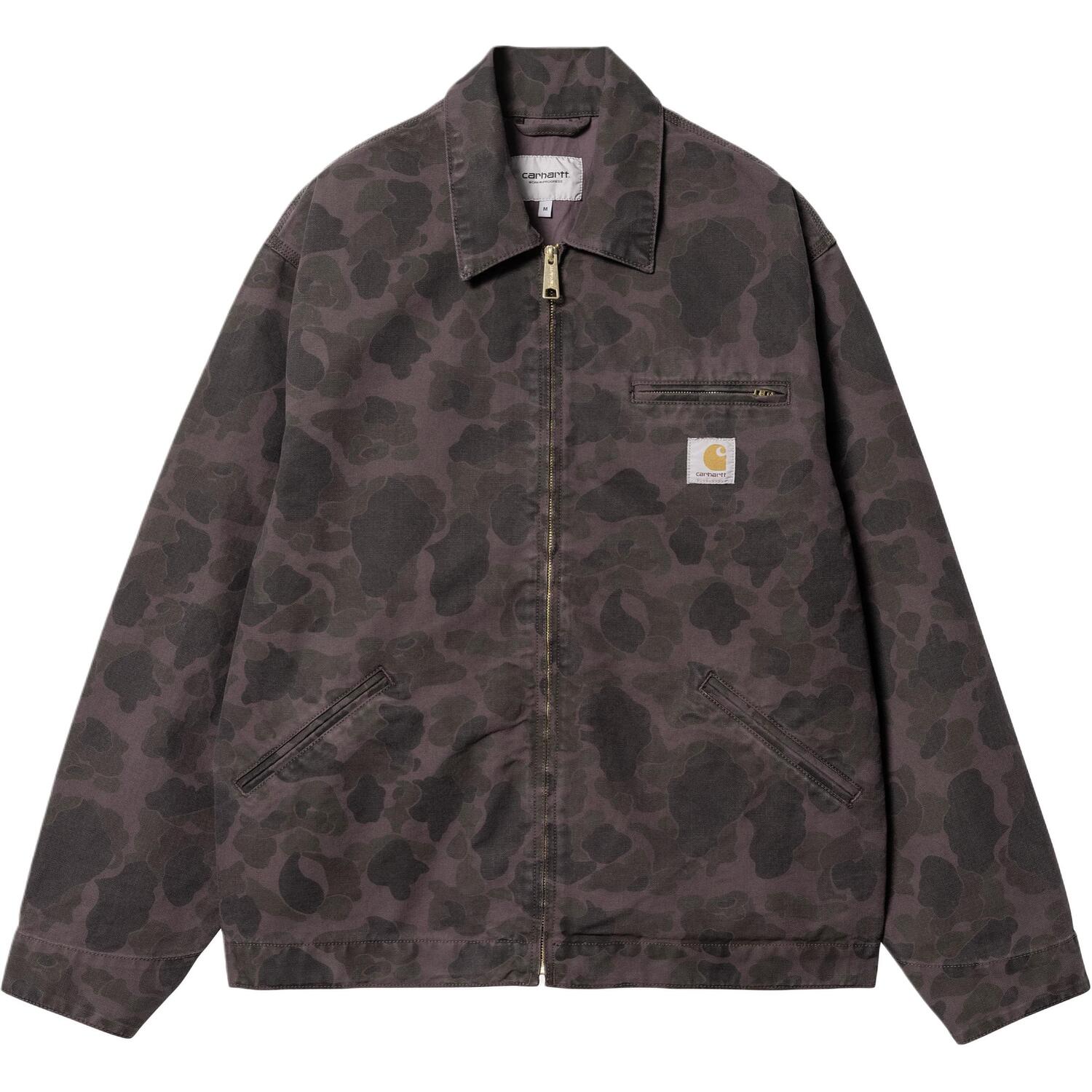 

Carhartt WIP Детройтская куртка с камуфляжным принтом "Утка", Brown