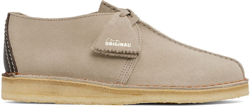 

Бежевые дерби Desert Trek Clarks Originals, Sand suede