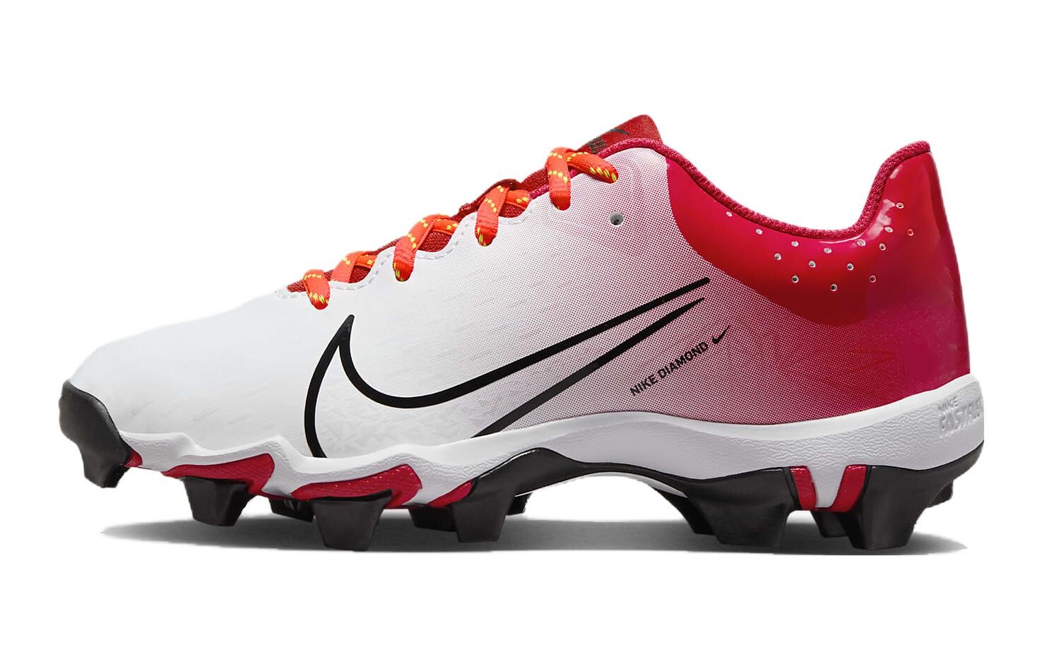 

Кроссовки Nike Hyperdiamond 4 Keystone GG GS 'White University Red', белый/красный