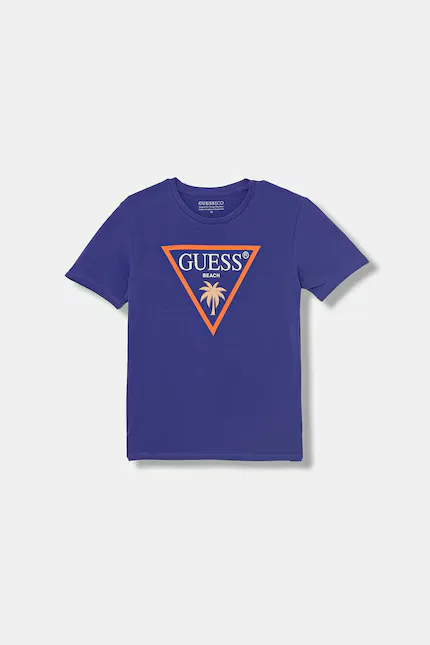 Футболка детская с эластаном Guess, фиолетовый