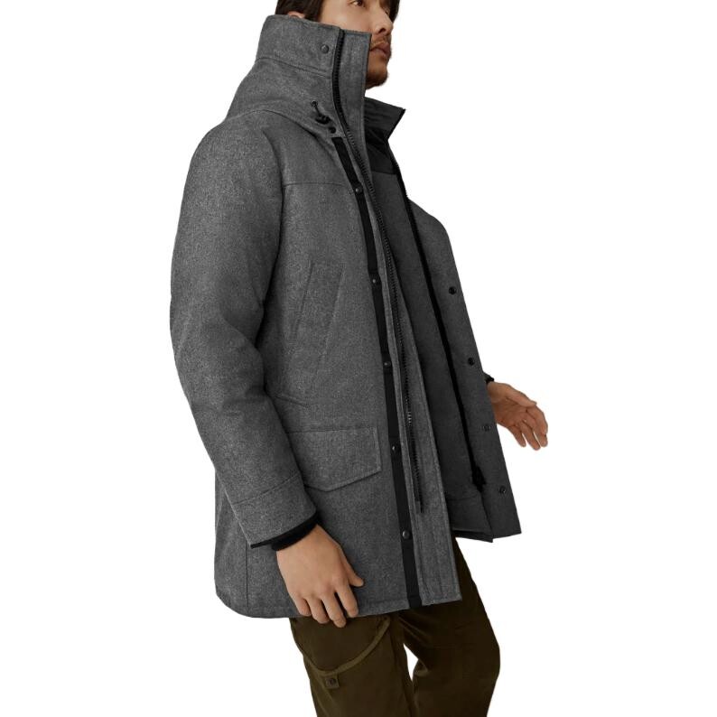 Мужское пальто Langford Сланцево-серого цвета Canada Goose, цвет Slate Gray — фото 3