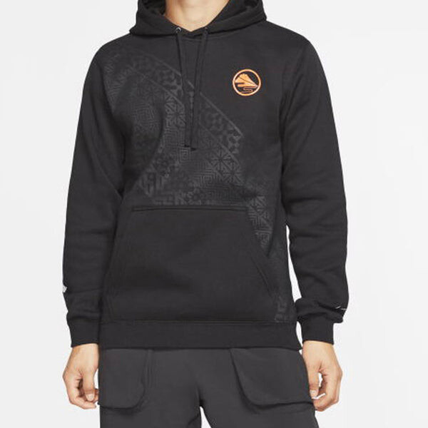 Толстовка men's club twill printing pullover black Nike, черный — фото 3