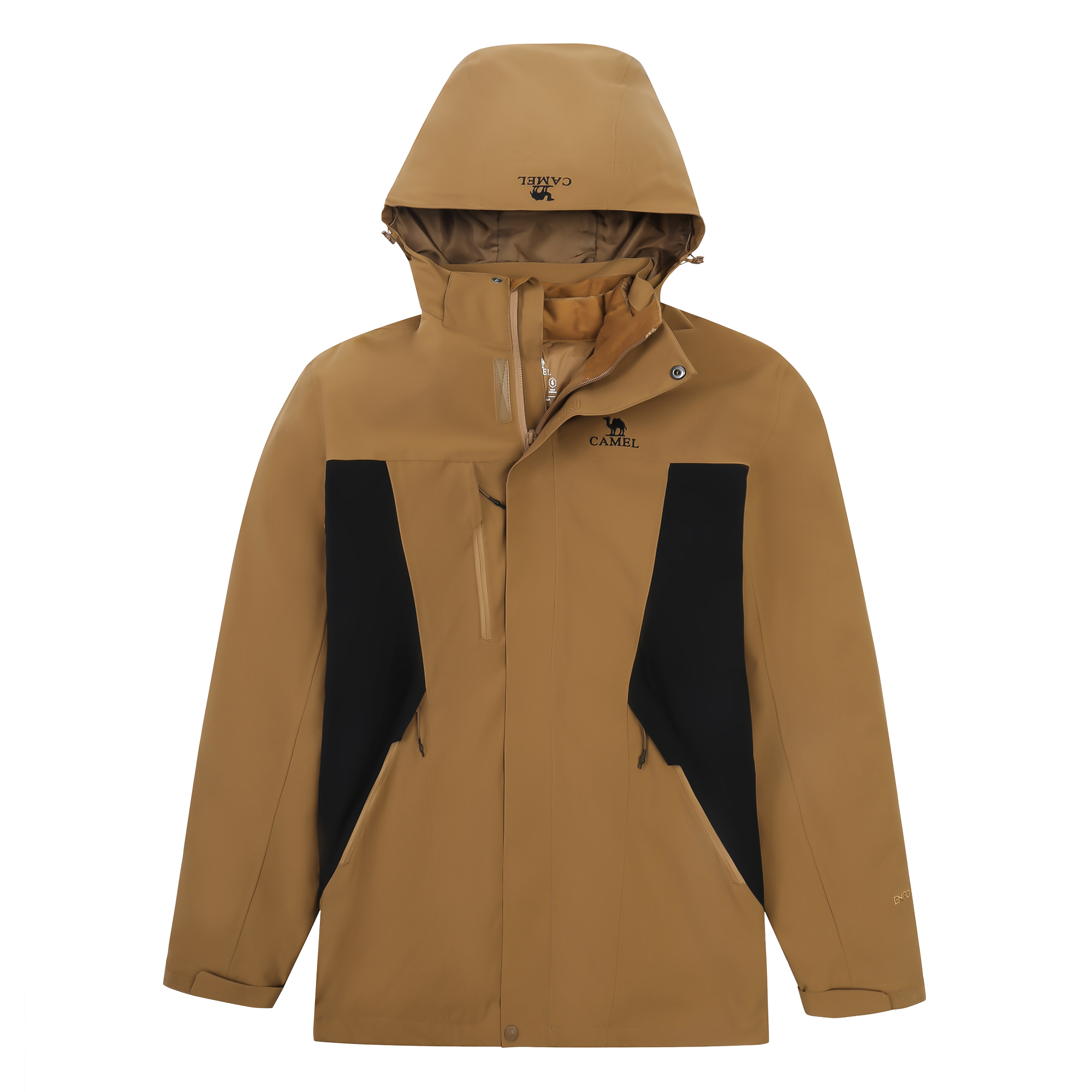 

CAMEL Ветровка для любой погоды Men's, Spruce Brown/Phantom Black
