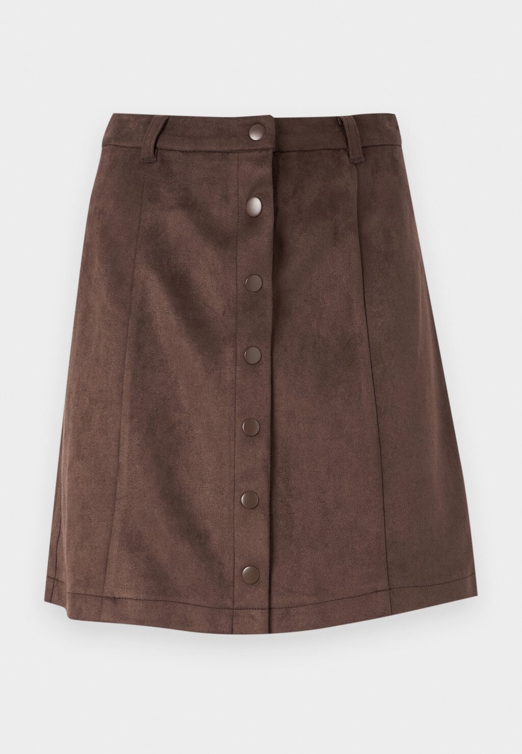 

Мини-юбка ONLINA SUEDE BUTTON SKIRT ONLY, коричневый