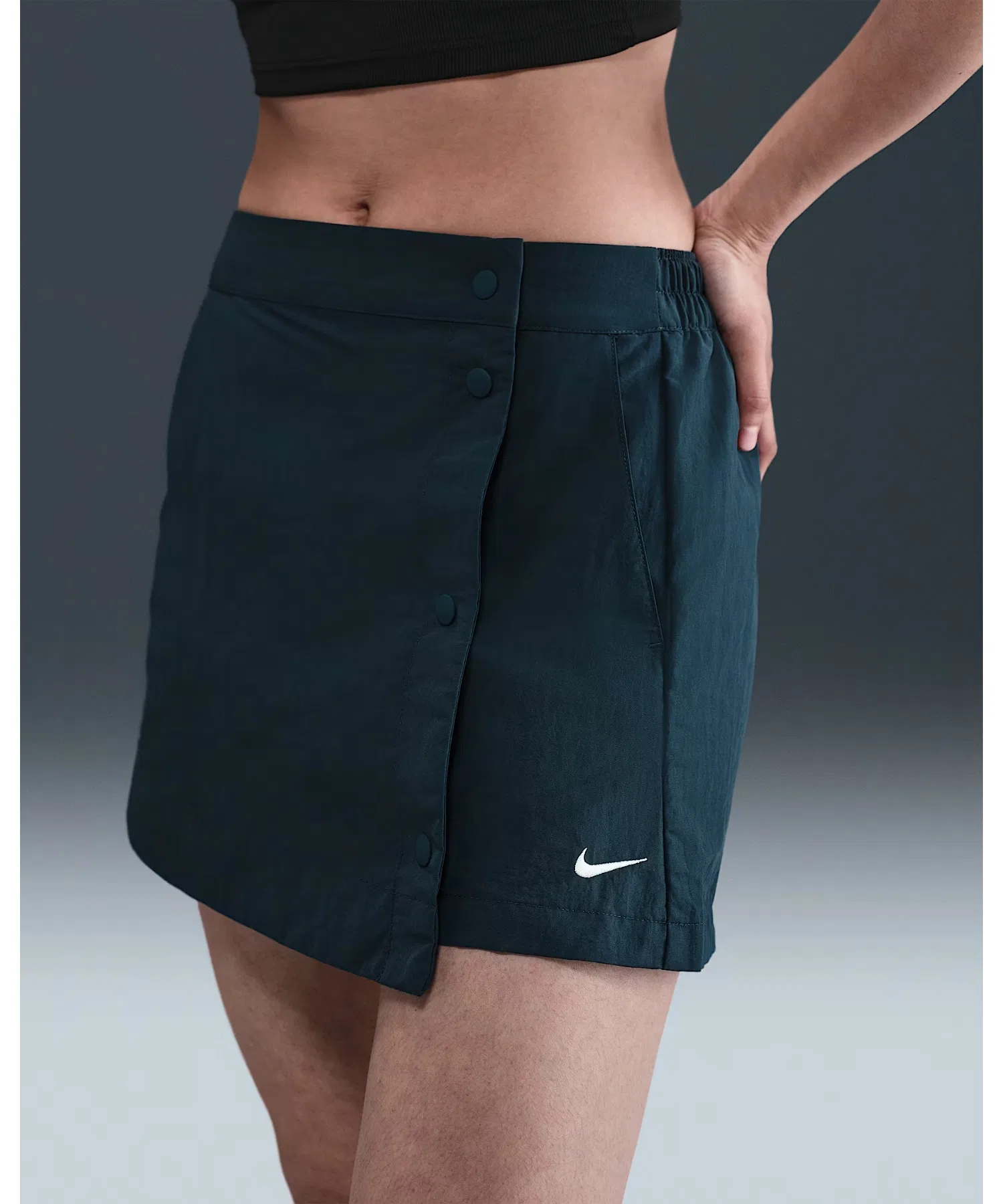 Женские спортивные брюки NIKE W NSW ESSNTL WVN MR 3 Тёмно-синие