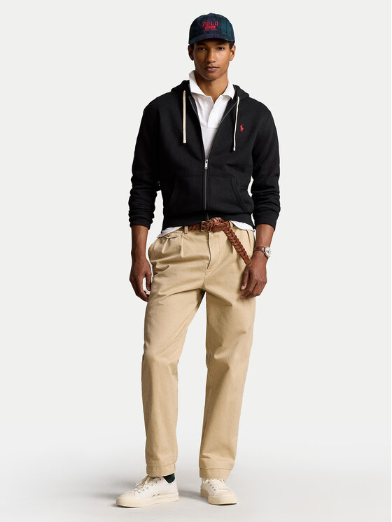 Свитшот regular fit Fleece 710813297001 Polo Ralph Lauren, черный — фото 2