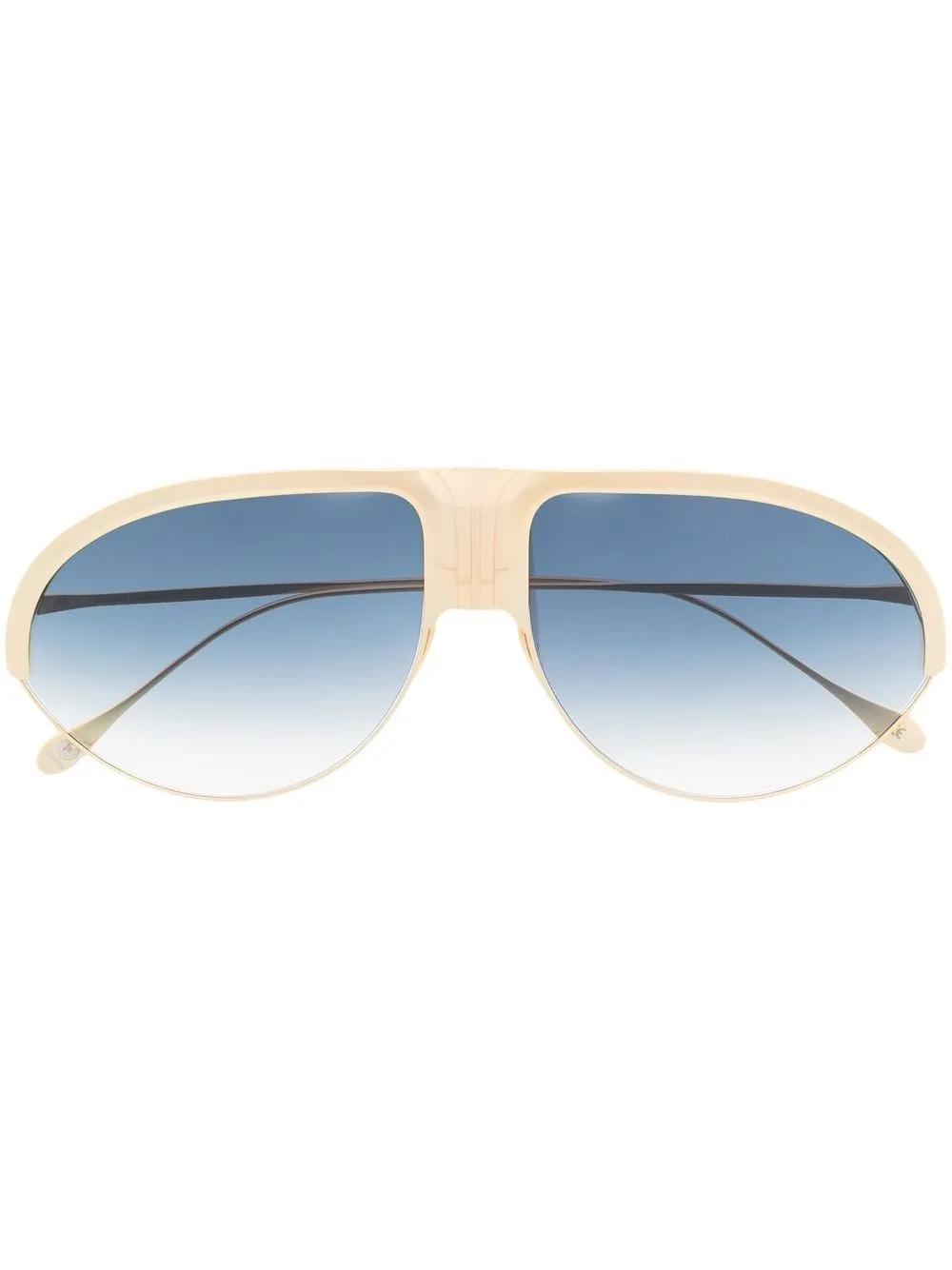 

Солнцезащитные очки в массивной оправе Rigards, золотой