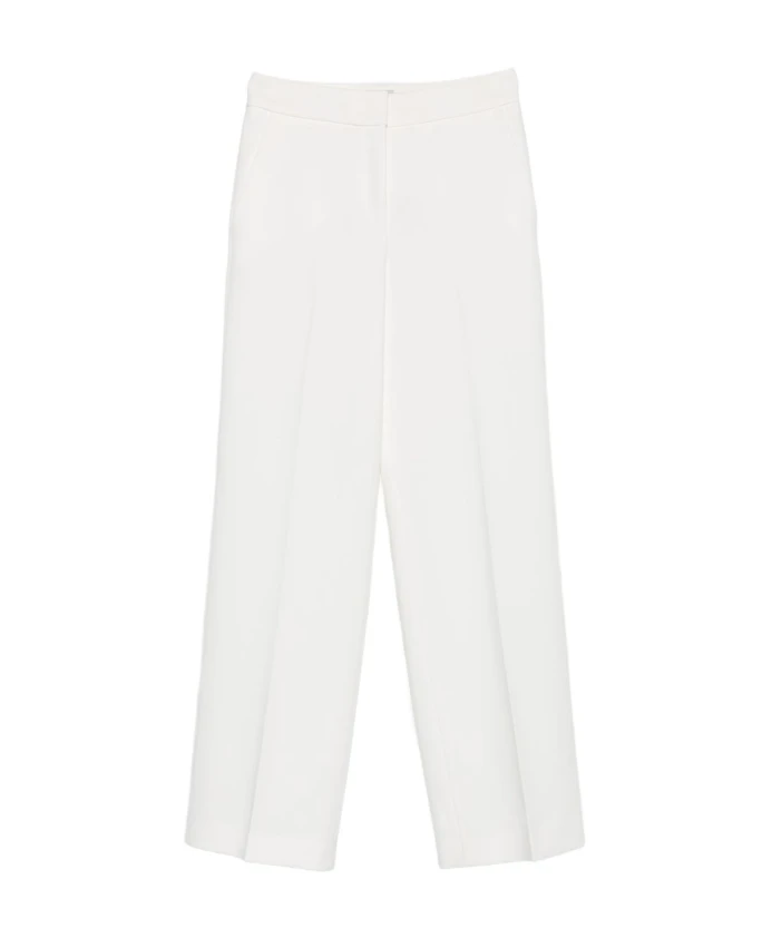 

Белые широкие брюки для женщин Via Masini 80, белый