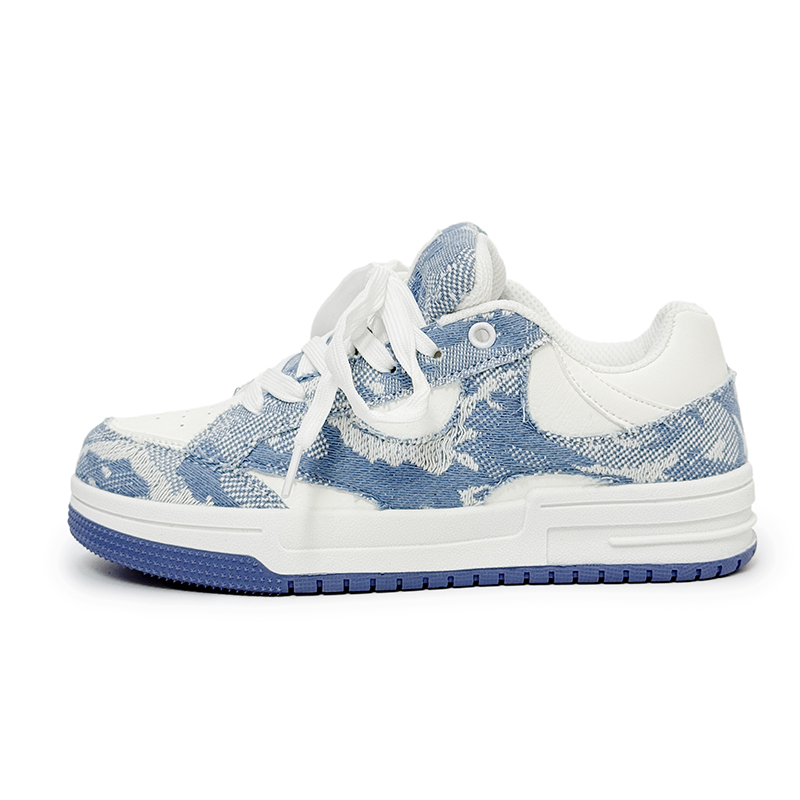 

TELENT Амортизирующие устойчивые к истиранию дышащие низкие скейтбордские кроссовки унисекс Denim Blue, цвет Denim Blue