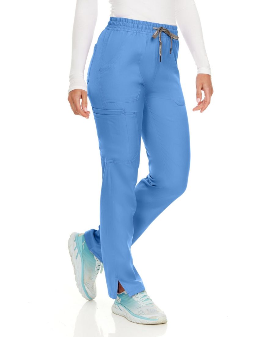 

Брюки-карго прямого кроя Petite Terri Stretch с шестью карманами, цвет Ceil, размер X Large Medichic, Ceil