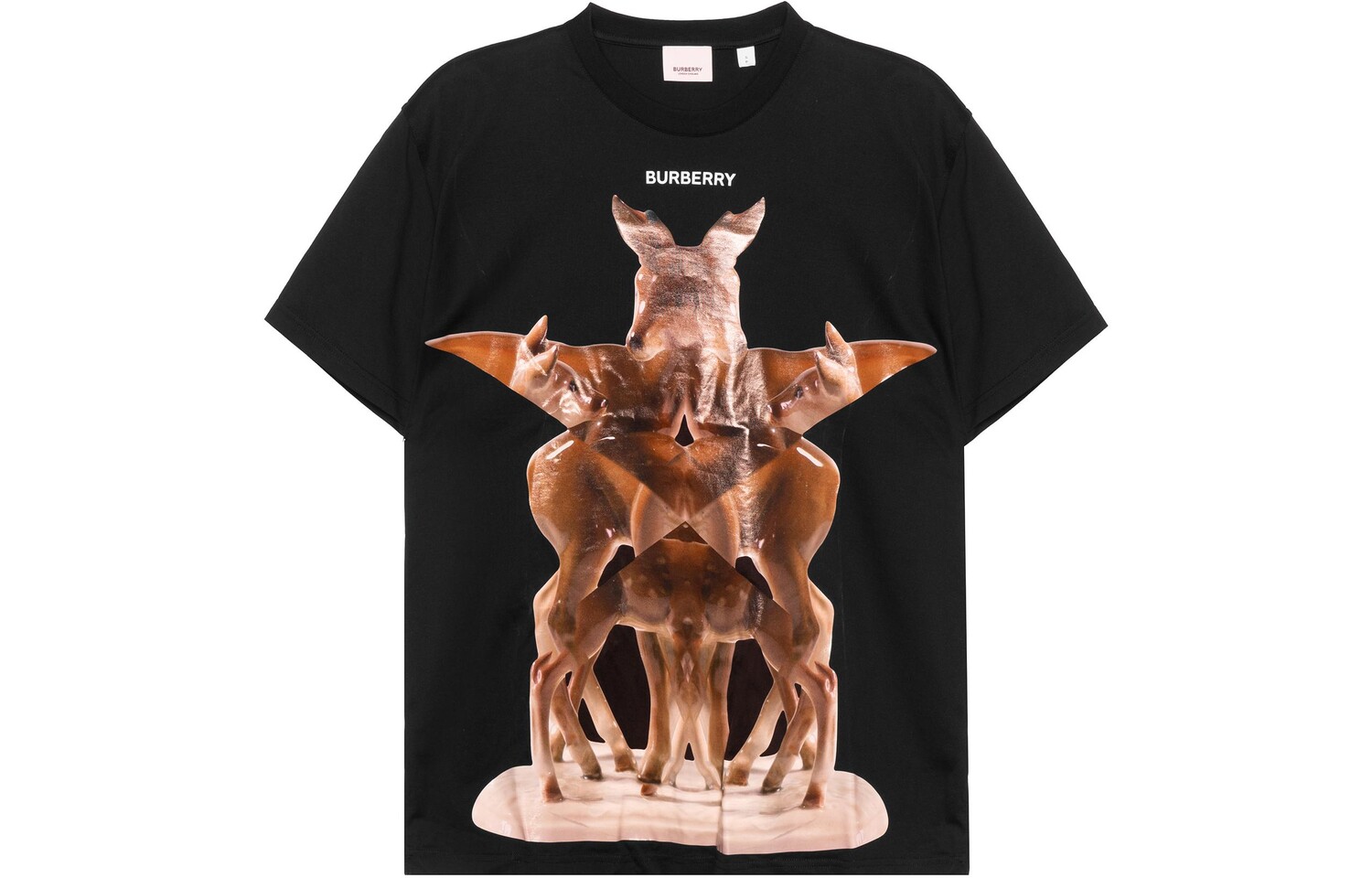 

Мужская футболка Burberry, цвет Black