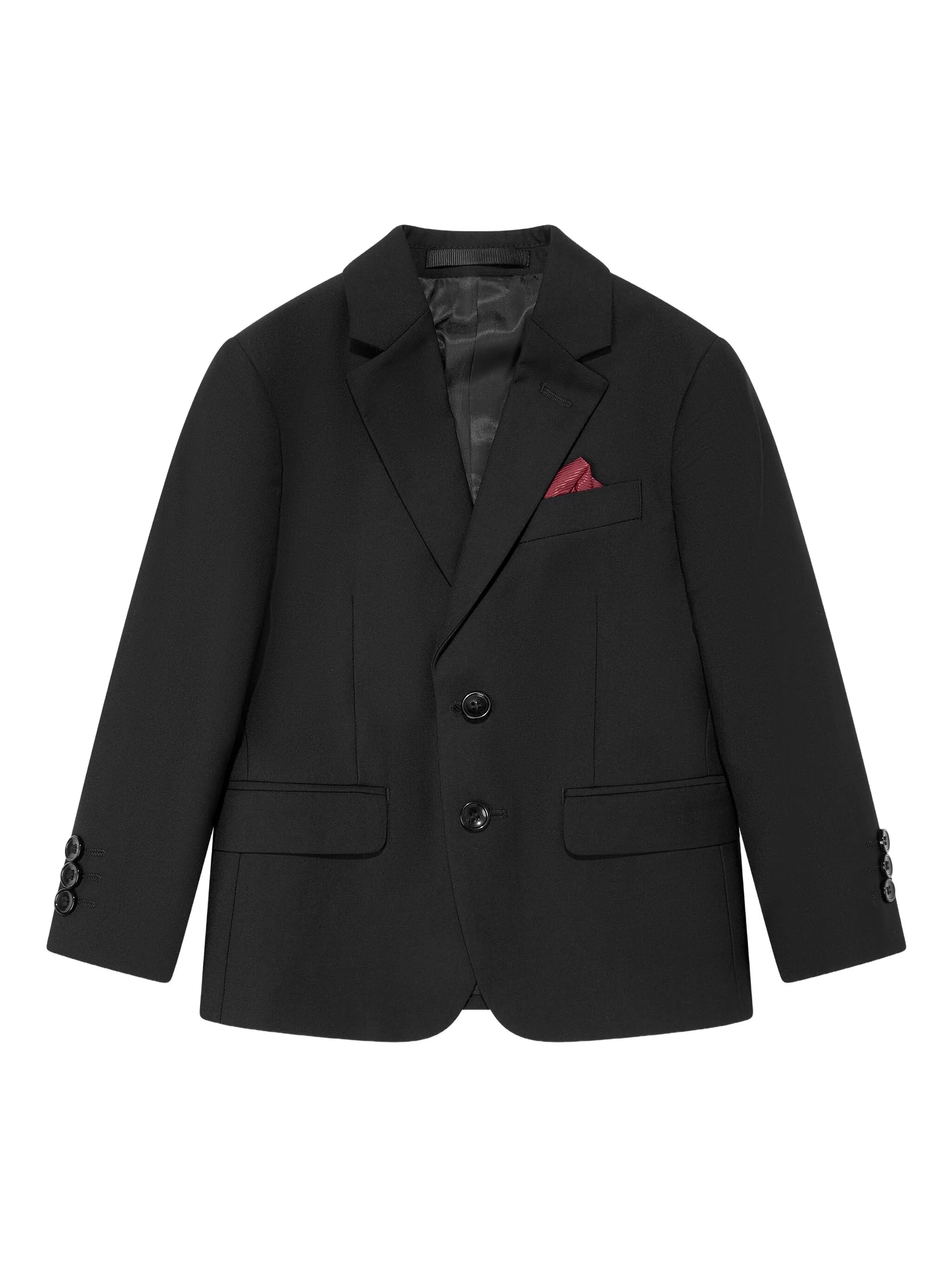 Костюм с однобортным пиджаком Suitlab Kids, черный — фото 2