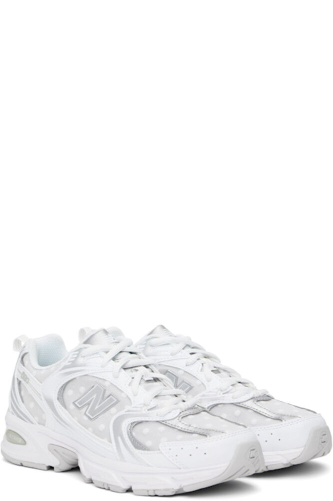 Кроссовки 530 серебристо-белого цвета New Balance — фото 4