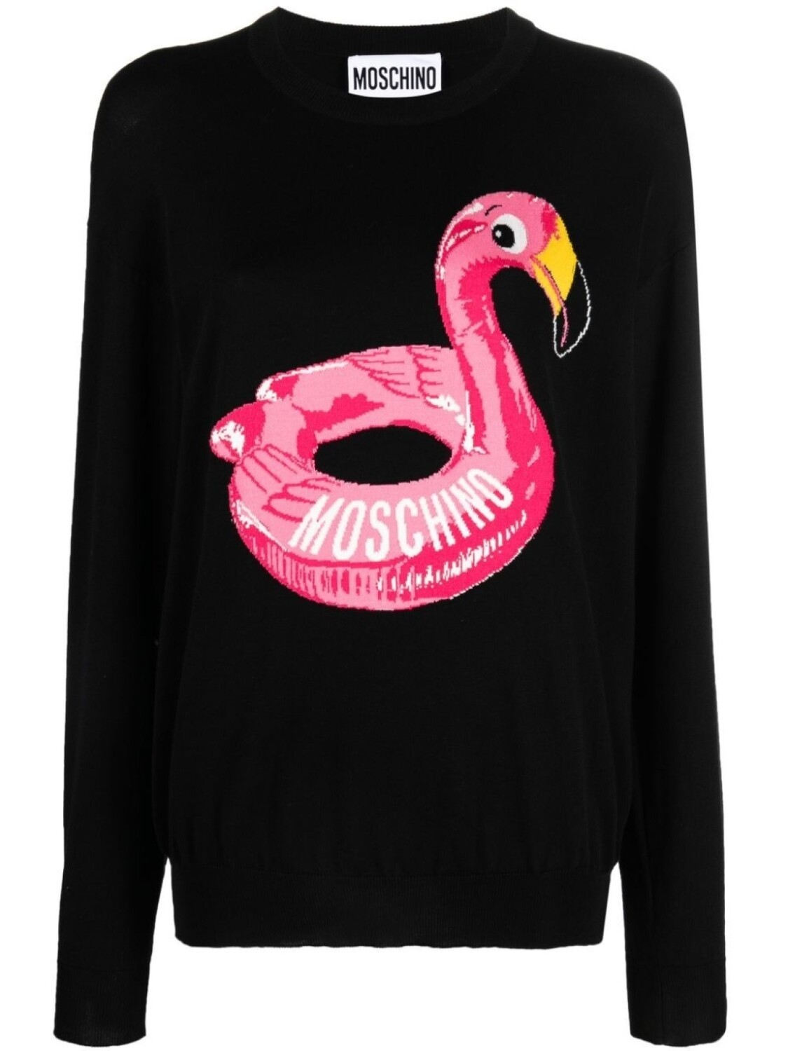 

Moschino джемпер с логотипом, черный