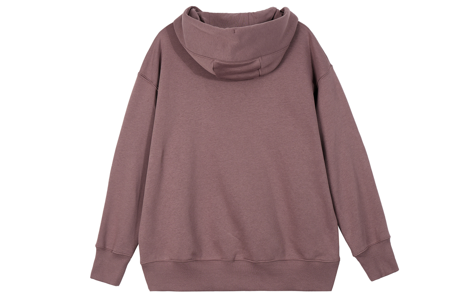 Спортивная толстовка Nike Phoenix Fleece женская дымчато-пурпурная с красным — фото 3