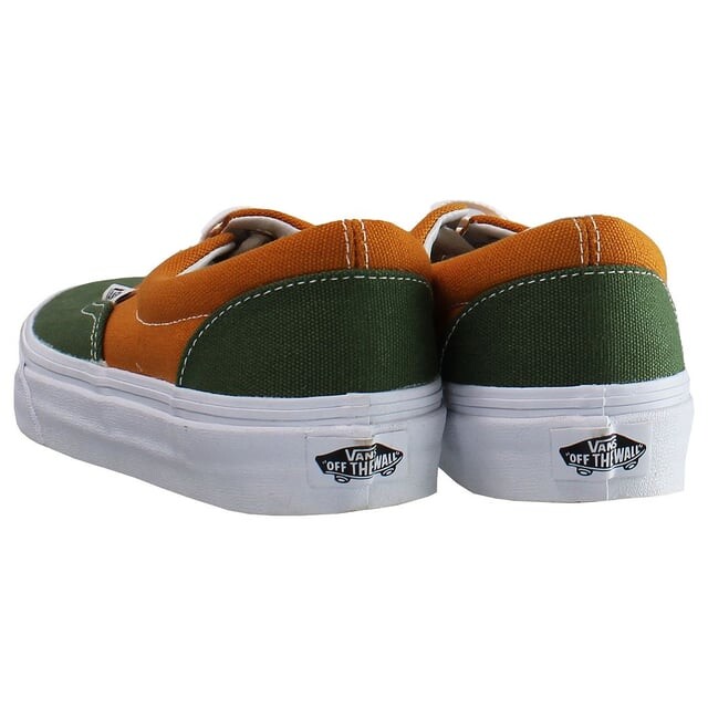 Разноцветные мужские плимсоллы Era Vans, зеленый — фото 3
