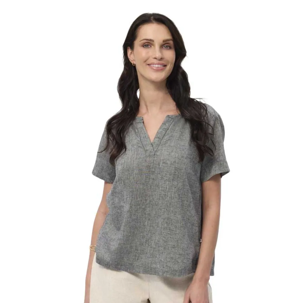 

Рубашка с коротким рукавом Redgreen Alexia, серый