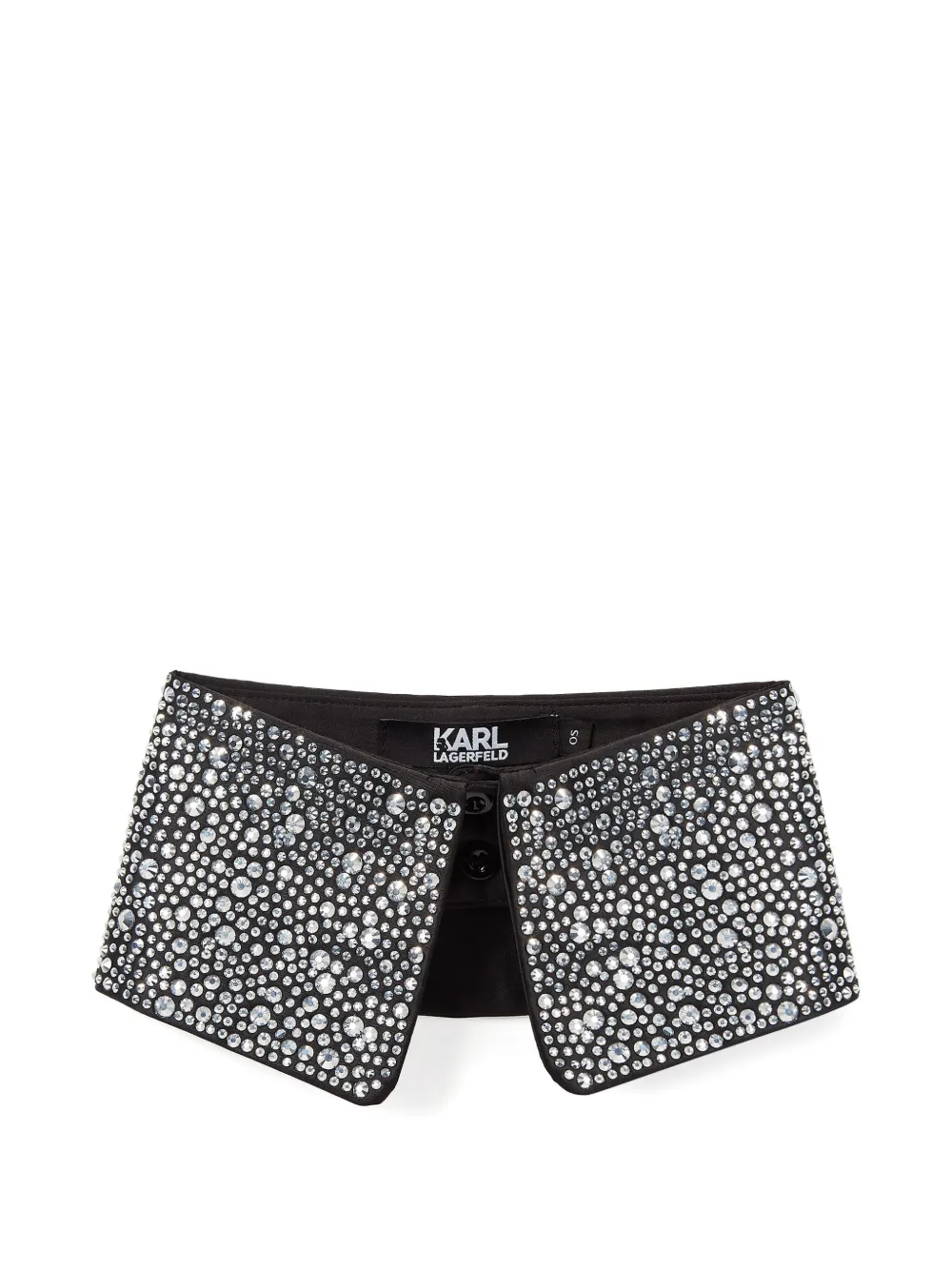 

Галстук со стразами Karl Lagerfeld, черный