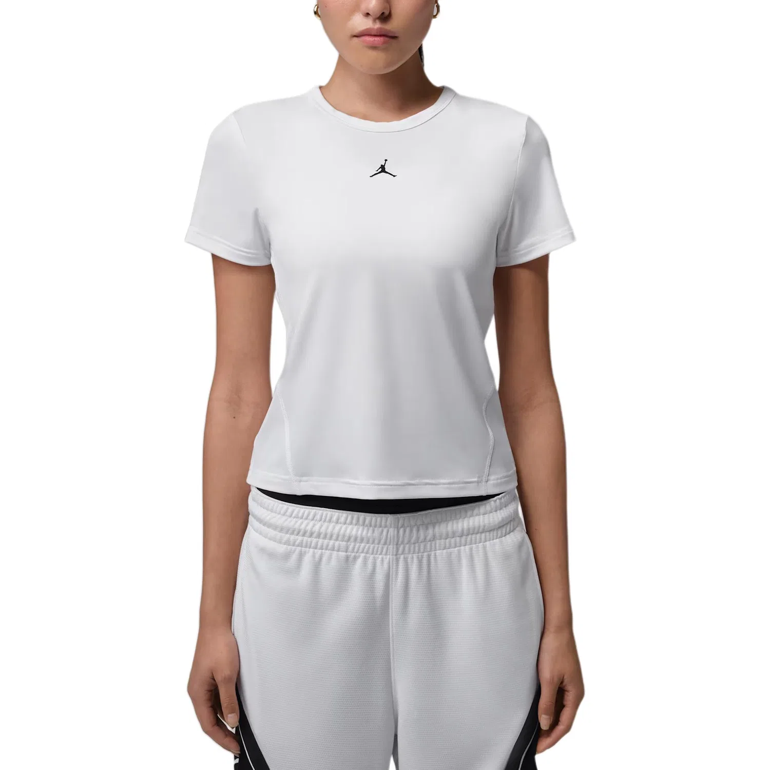 Футболка Dri FIT Quick Dry женская Jordan, White/Black