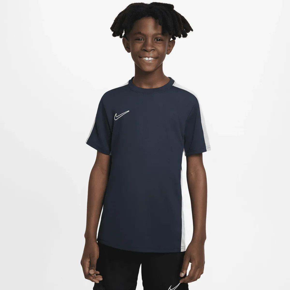 

Тренировочная футболка Nike "DRI-FIT ACADEMY KIDS' TOP", цвет Obsidian/White/White