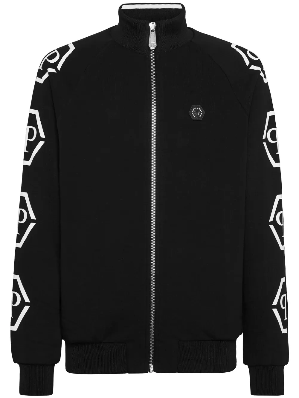 

Спортивная куртка с монограммой Philipp Plein, черный