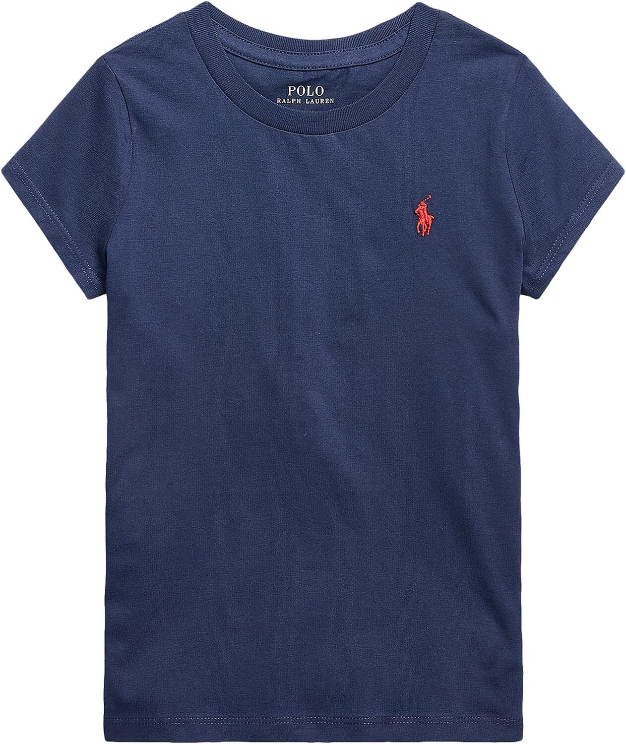 

Футболка Polo Ralph Lauren Kids Short Sleeve Jersey T-Shirt, цвет French Navy