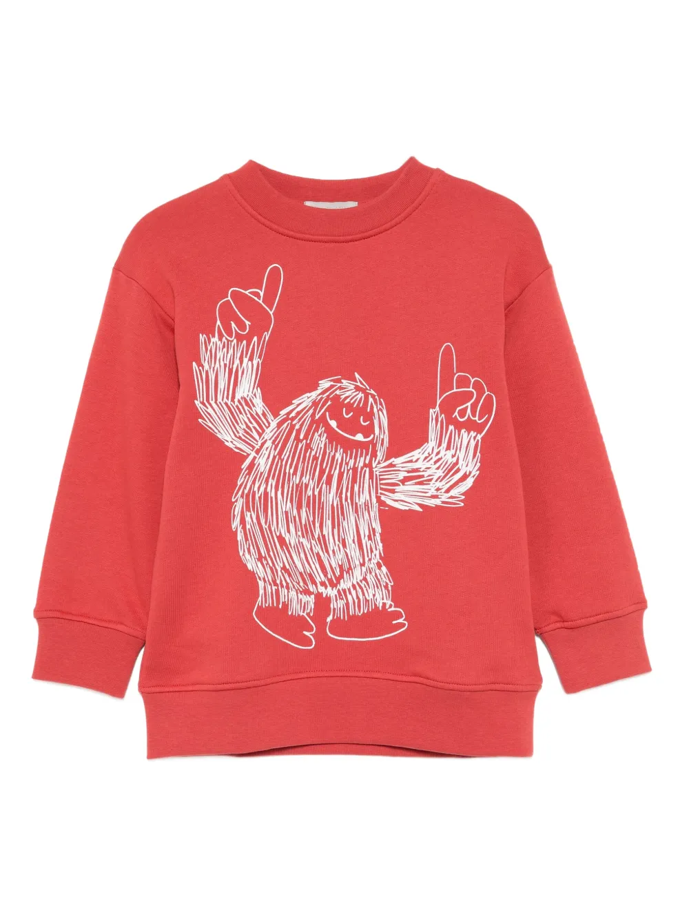 

Толстовка с графичным принтом Stella McCartney Kids, красный