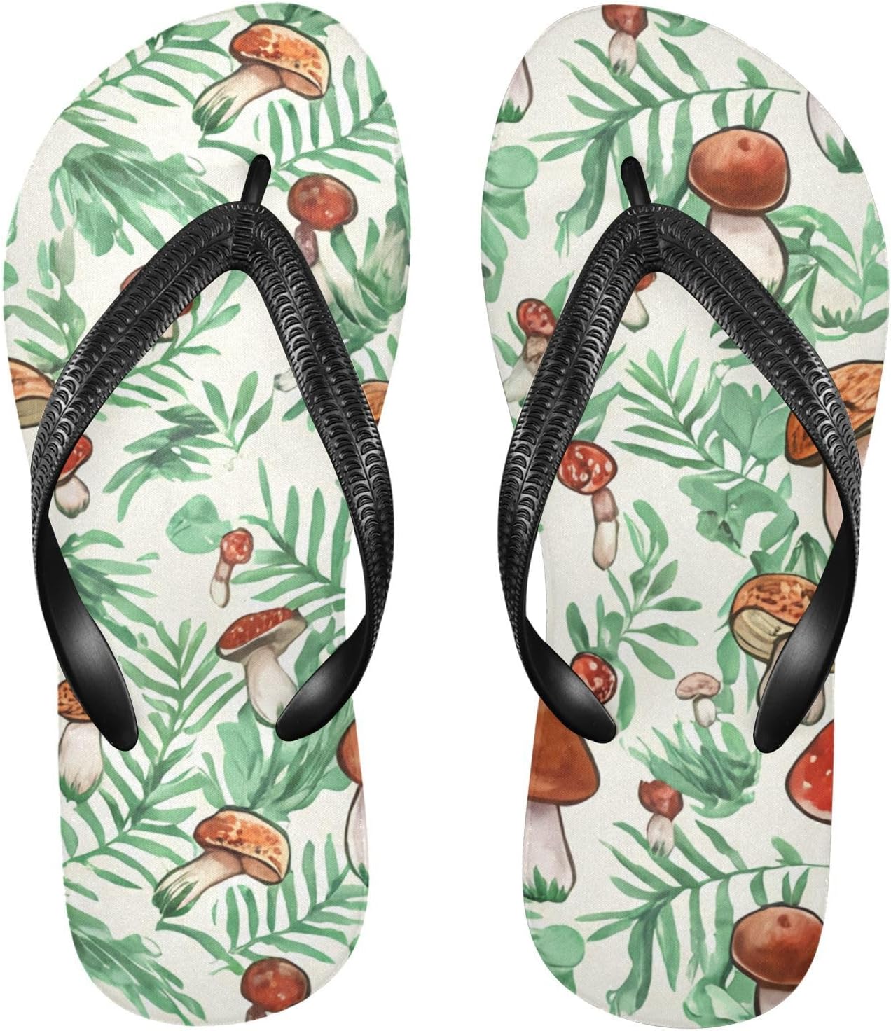 

Мужские и женские шлепанцы-биркенштоки Mushroom Fern бежевые, для пляжа и душа, резиновые, нескользящие, летние тапочки для ходьбы Sinestour