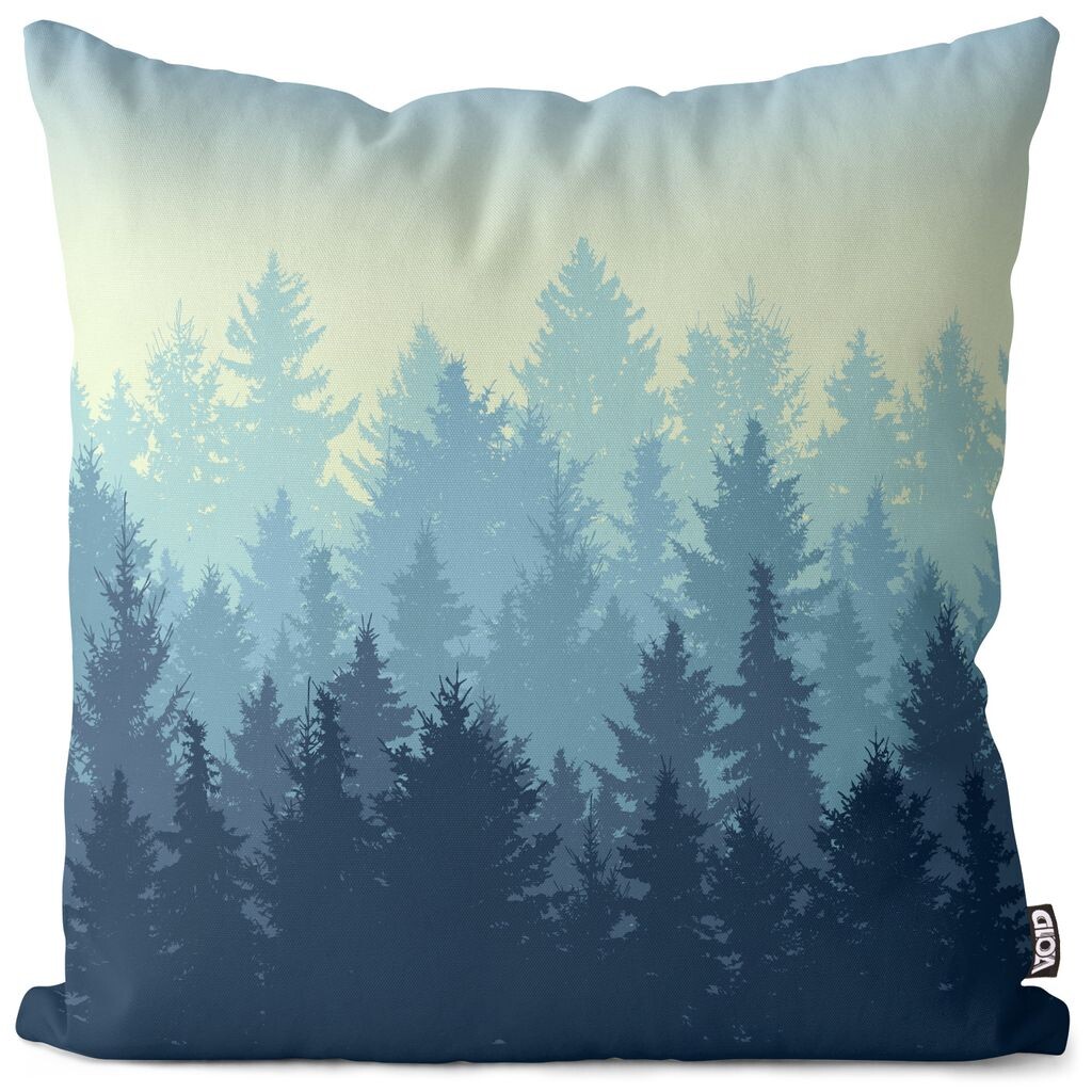 

VOID Графический лесной чехол для подушки Полиэстер Водонепроницаемая подушка для улицы и дома Размер: 60 x 60 см