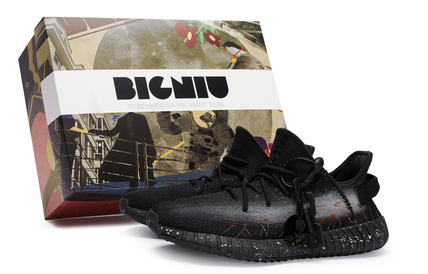 Кроссовки Yeezy Boost 350 V2 Lifestyle унисекс с низким верхом белый/красный Adidas Originals