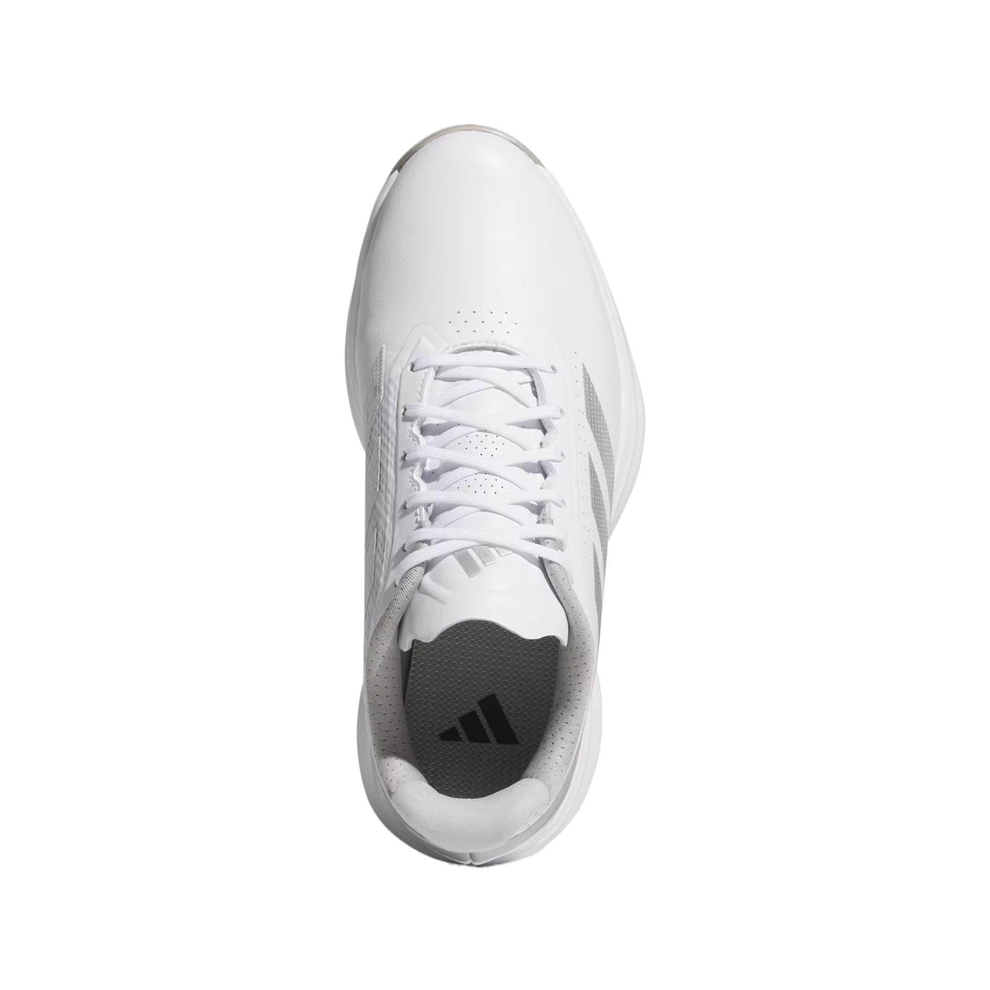 Adidas Adizero ZG Waterproof низкие повседневные кроссовки для подростков cloud white/silver/iron gray — фото 4