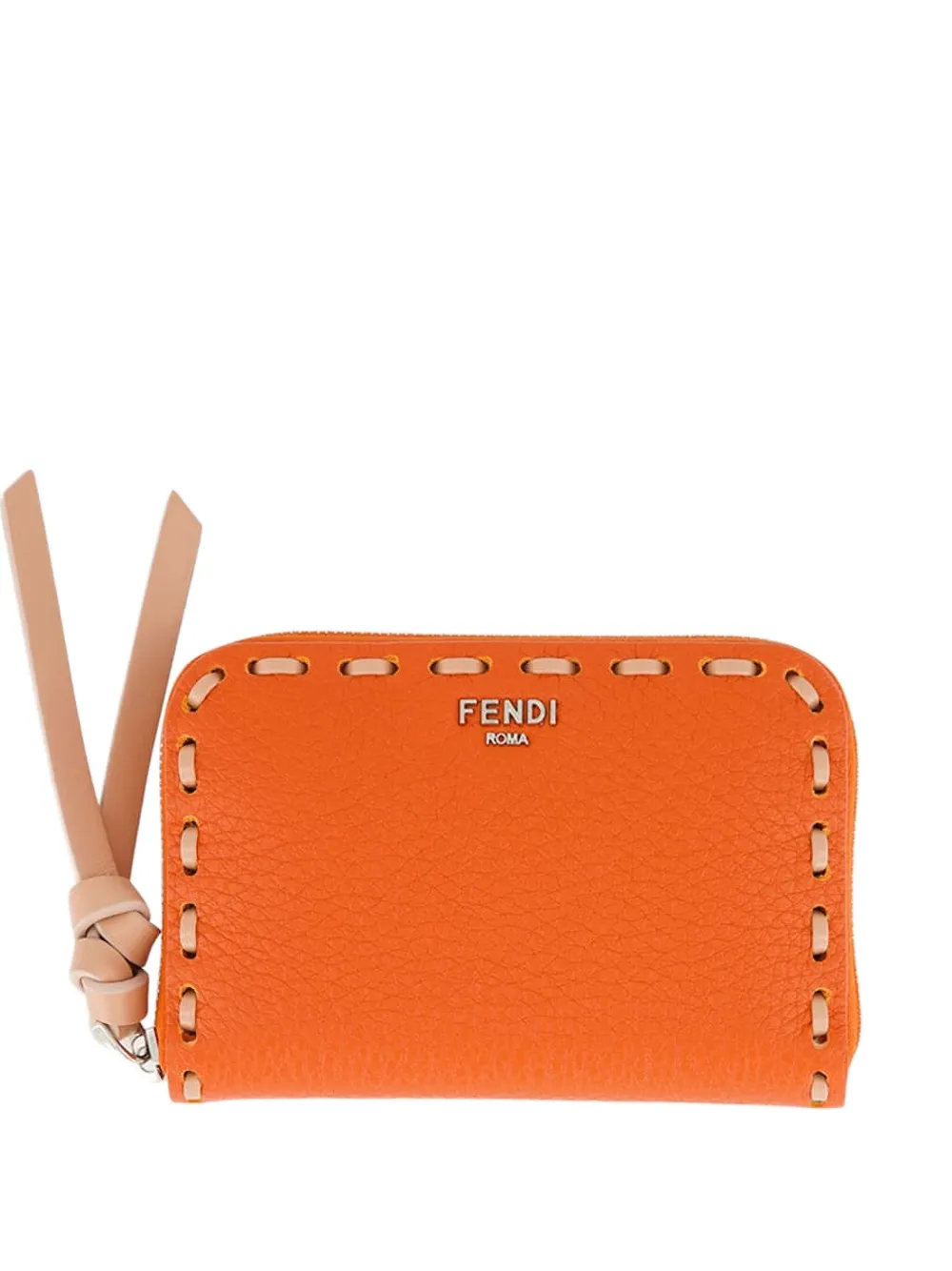 

Мини-кошелек Peekaboo FENDI, оранжевый