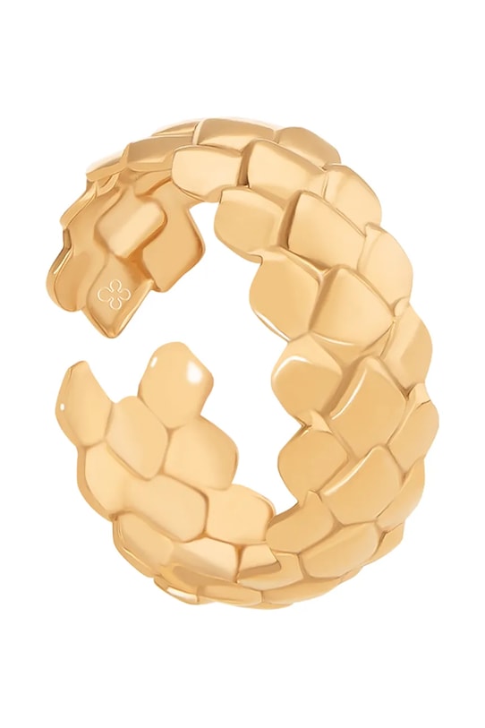 

Позолоченное кольцо «Змея» Lilou, золотой