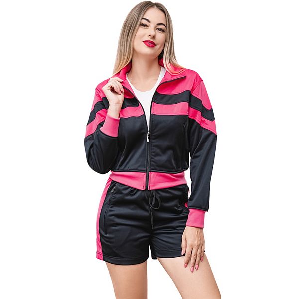 

Женский летний сет: куртка и шорты Royal Threads Canada, Black