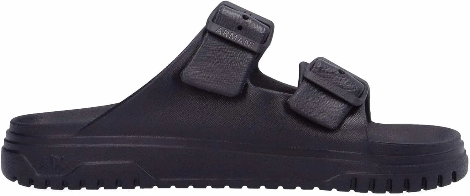 Пластиковые сандалии Armani Exchange, Black