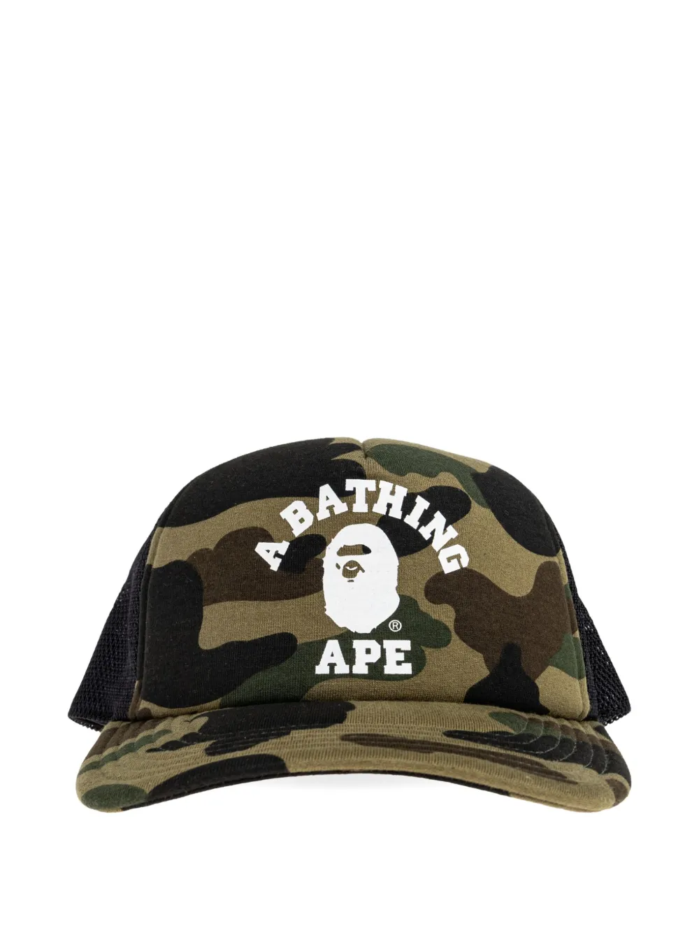 

Камуфляжная кепка с логотипом A Bathing Ape, зеленый