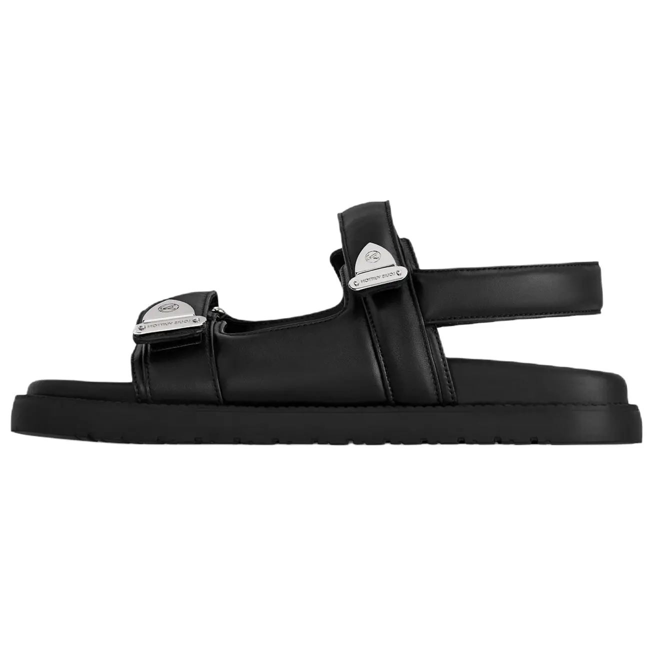 LOUIS VUITTON Сандалии Sunset Comfort One Strap, женские, черные